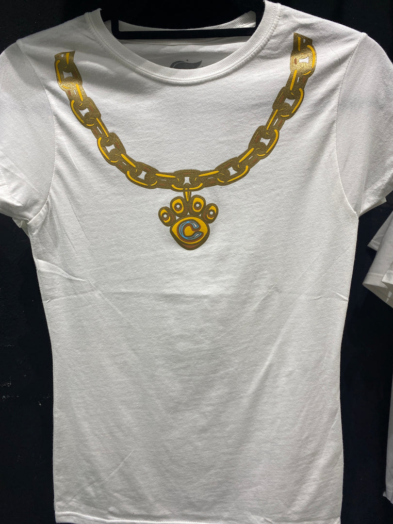 Playera cadena huellita